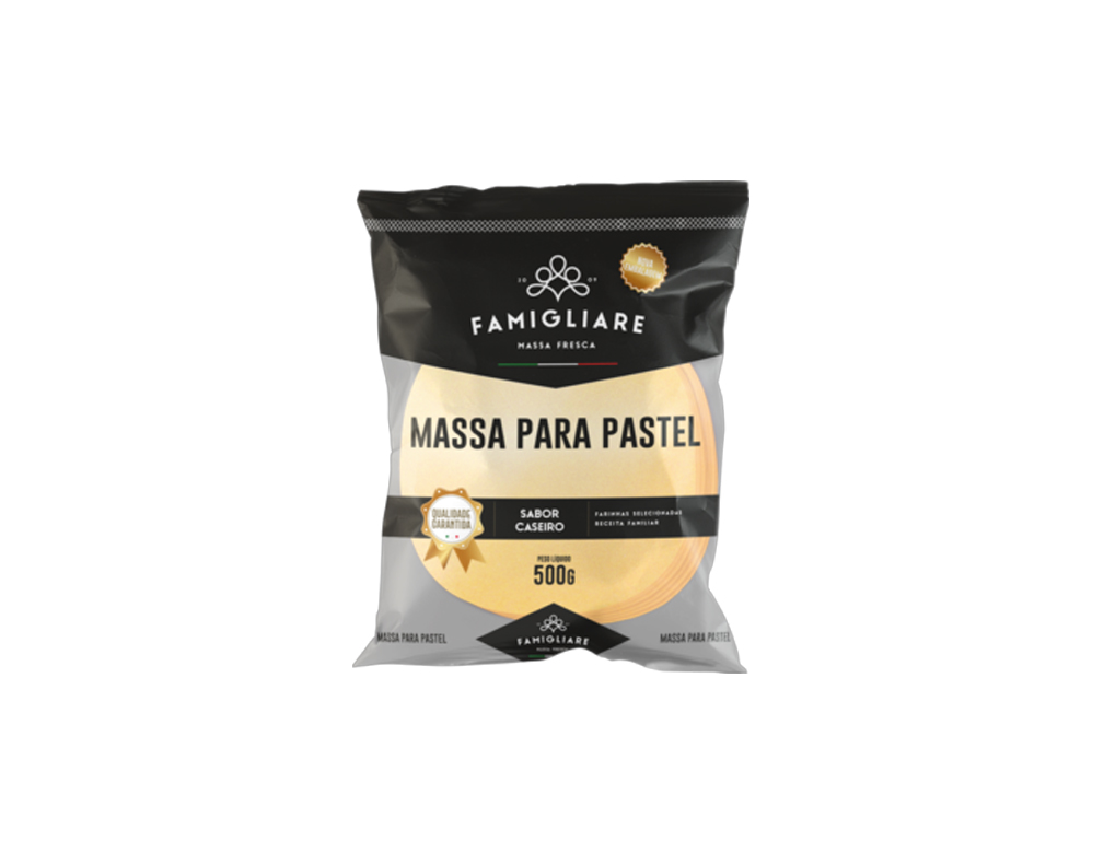 MASSA PARA PASTEL DISCO FAMIGLIARE 500 G (CX 18 PCT)